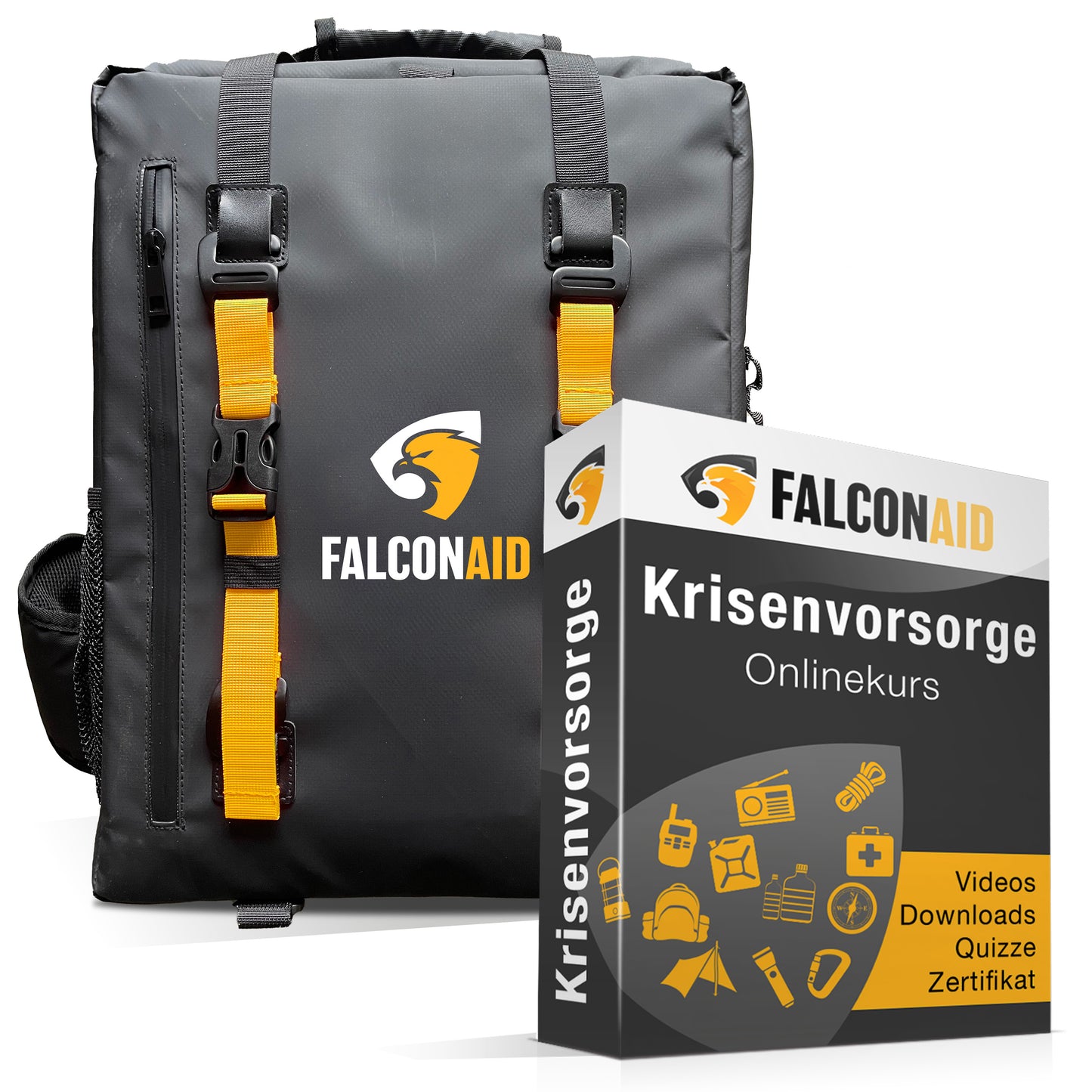Bundle aus Notfallrucksack + Onlinekurs zur Krisenvorsorge