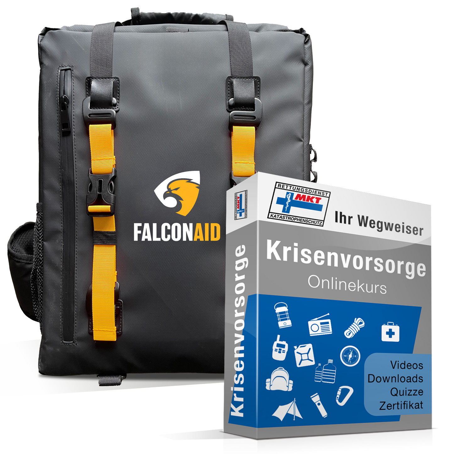 MKT Bundle aus Notfallrucksack + Onlinekurs zur Krisenvorsorge
