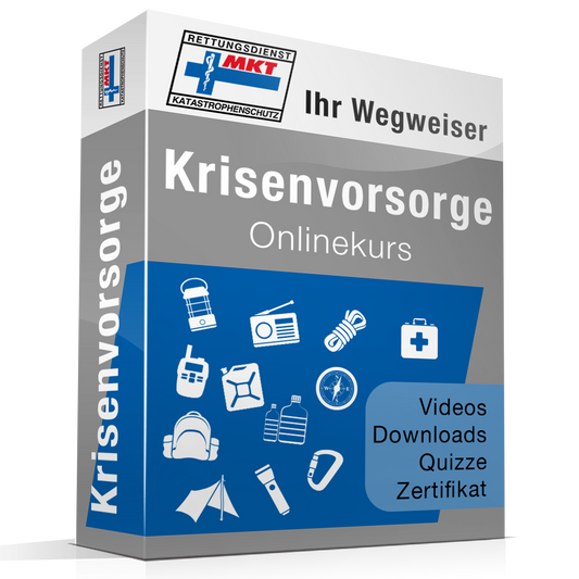 MKT Krisenvorsorge Onlinekurs – Ihr Wegweiser im Not- und Katastrophenfall